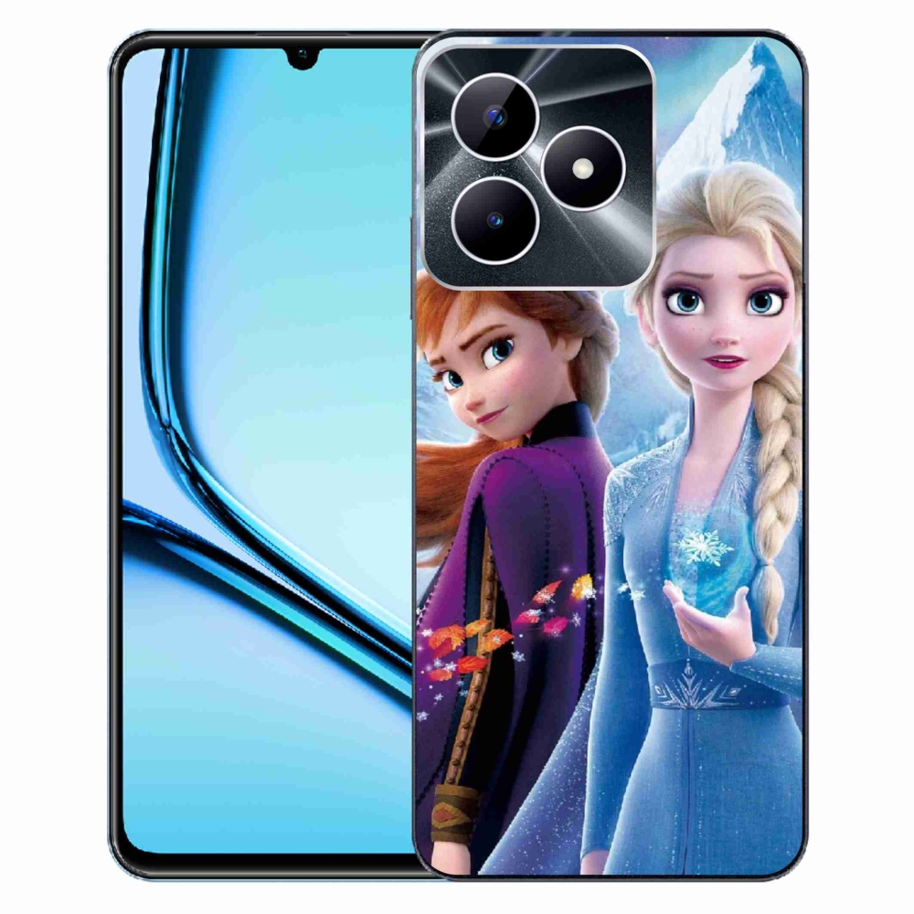 Gelový kryt mmCase na Realme Note 50 - ledové království 3