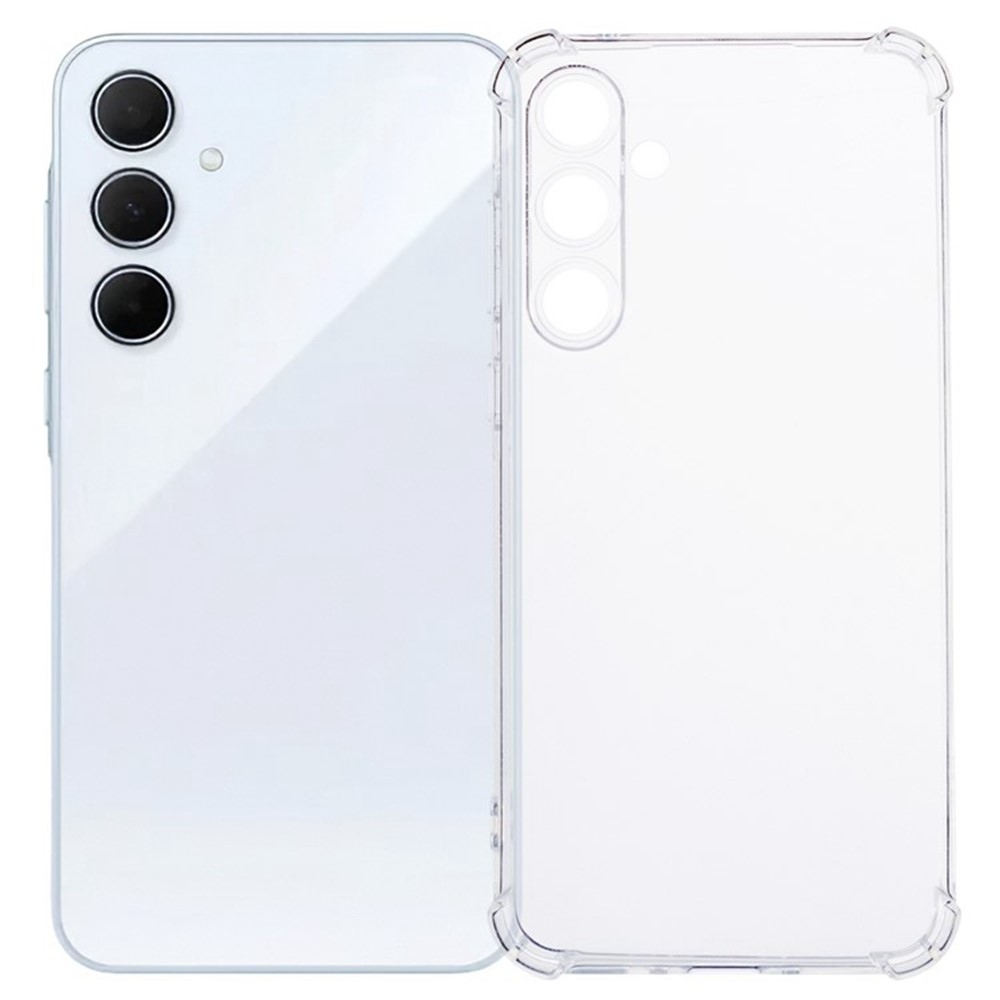 Průhledný gelový obal s vyztuženými rohy na Samsung Galaxy A26 5G