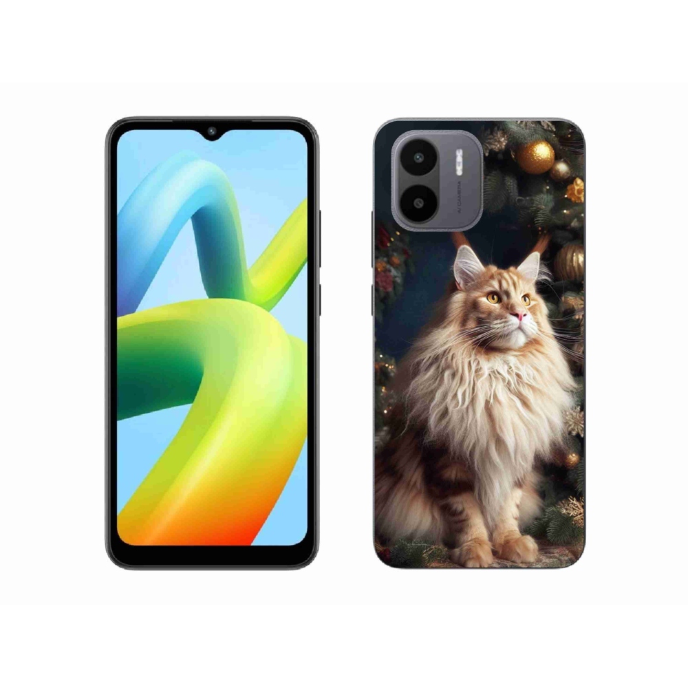 Gelový kryt mmCase na Xiaomi Redmi A1/Redmi A2 - kočka u stromku