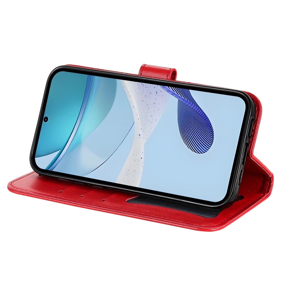 Mandala knížkové pouzdro na Realme C75 - červené