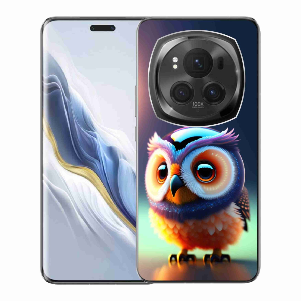 Gelový kryt mmCase na Honor Magic 6 Pro 5G - sovička
