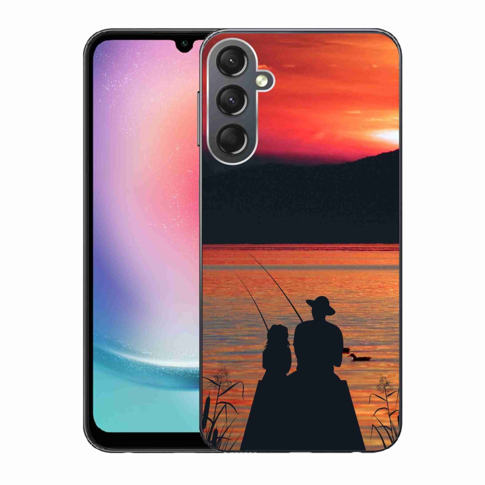 Gelový kryt mmCase na Samsung Galaxy A24 - rybaření 3