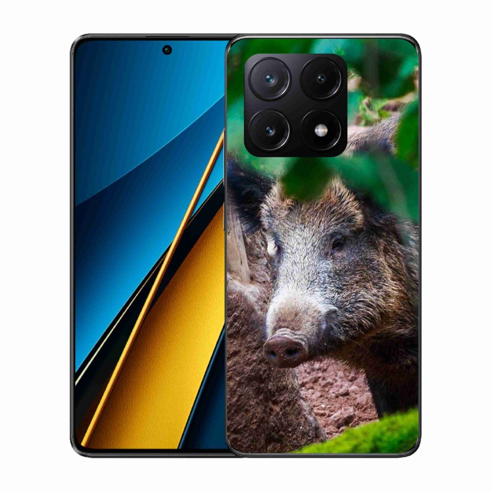 Gelový kryt mmCase na Xiaomi Poco X6 Pro 5G - divoké prase