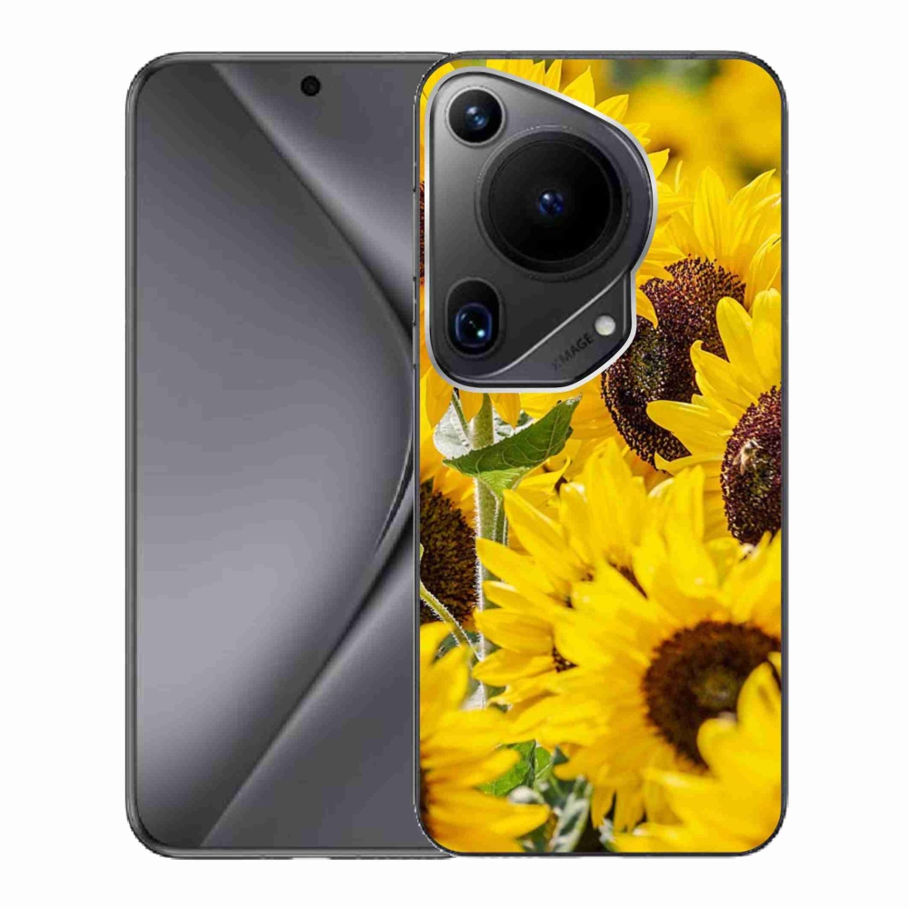 Gelový kryt mmCase na Huawei Pura 70 Ultra - slunečnice