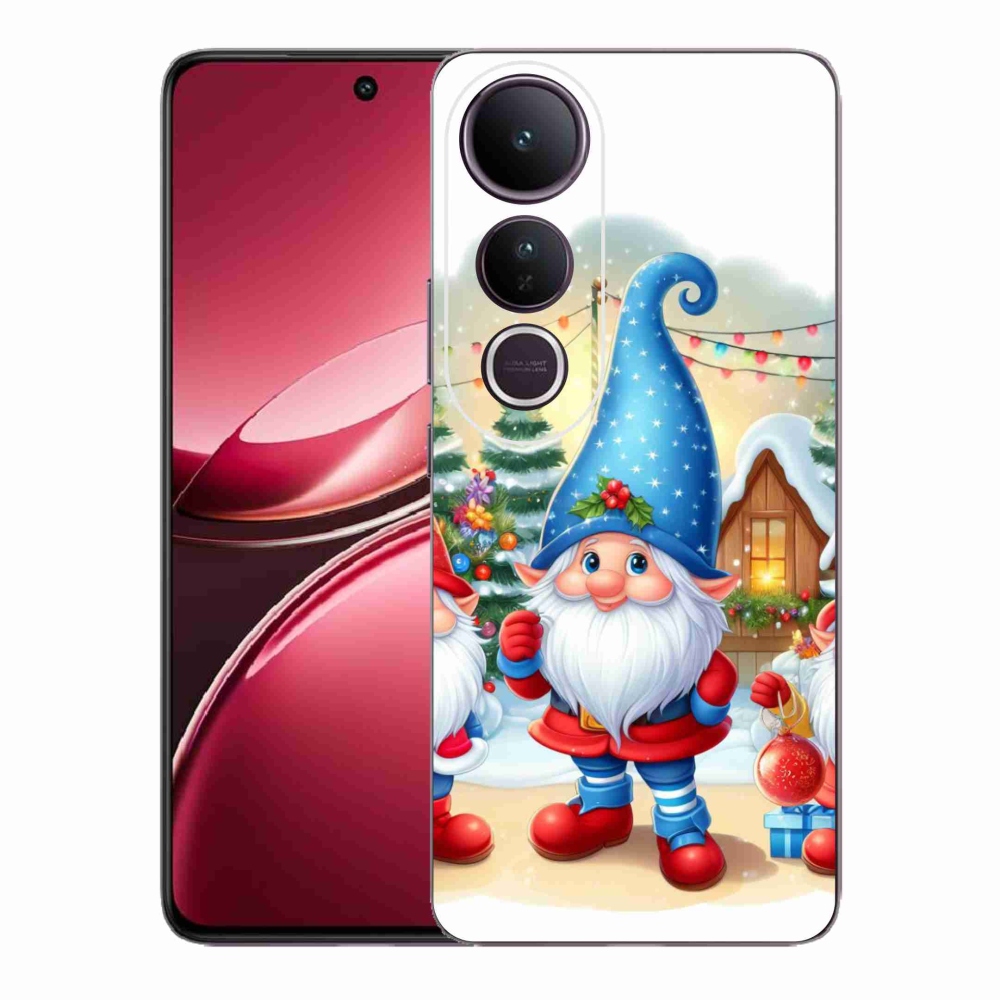 Gelový kryt mmCase na Vivo V50 Lite 4G/5G - vánoční skřítci