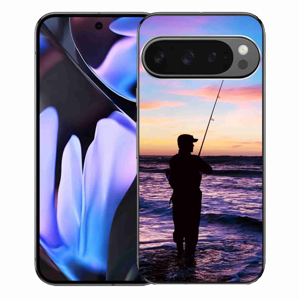 Gelový kryt mmCase na Google Pixel 9 Pro XL - rybaření 1