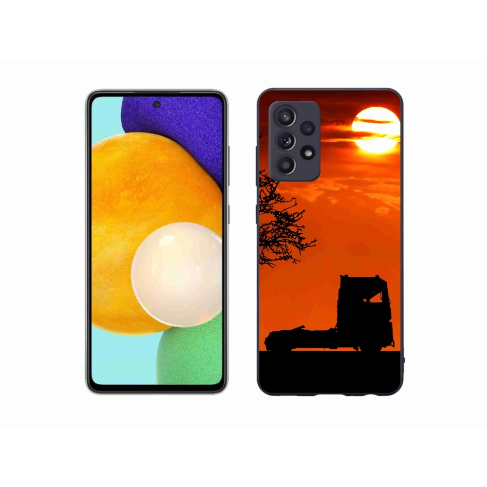 Gelový kryt mmCase na Samsung Galaxy A52/A52 5G - kamion 3