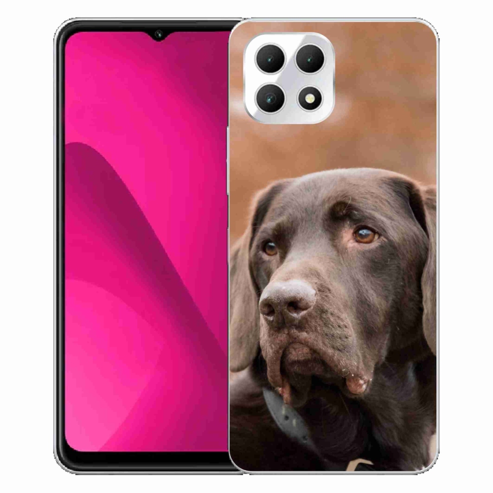 Gelový kryt mmCase na T-Mobile T Phone 2 - hnědý labrador