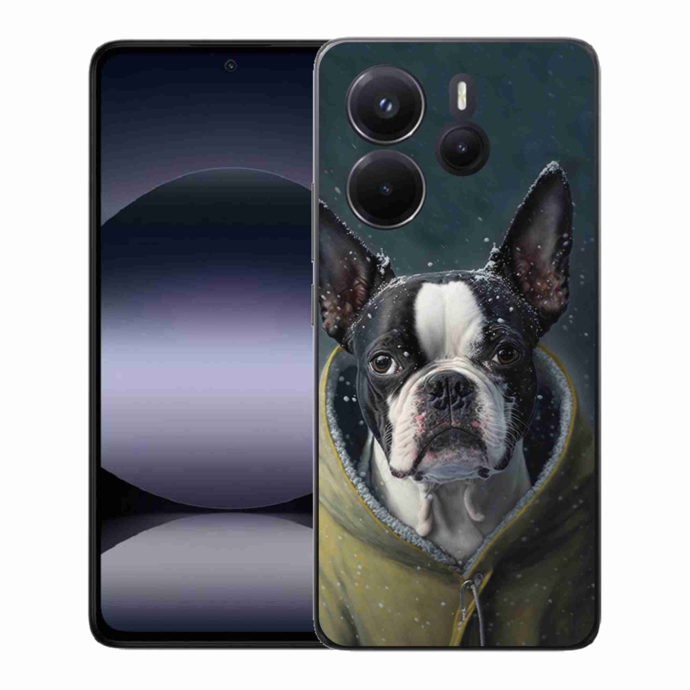 Gelový kryt mmCase na Xiaomi Redmi Note 14 - buldoček