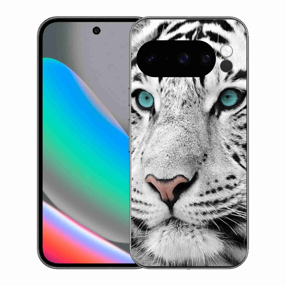 Gelový kryt mmCase na Google Pixel 10 Pro - bílý tygr