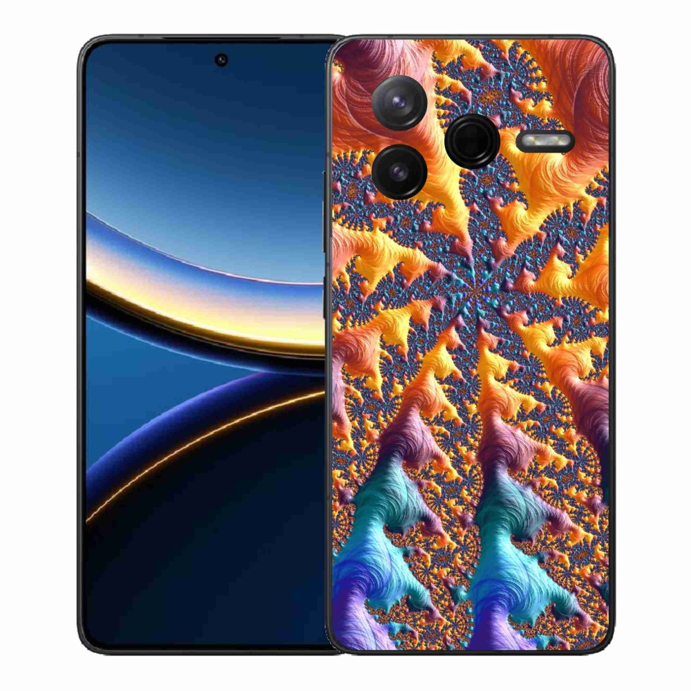 Gelový kryt mmCase na Xiaomi Poco F7 Pro - abstraktní motiv 23