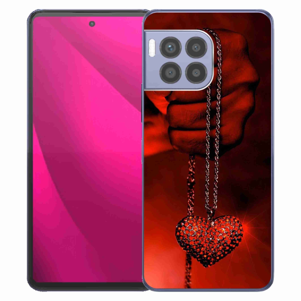 Gelový kryt mmCase na T-Mobile T Phone 2 Pro - náhrdelník