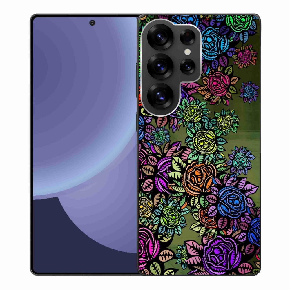 Gelový kryt mmCase na Samsung Galaxy S25 Ultra - květiny 6