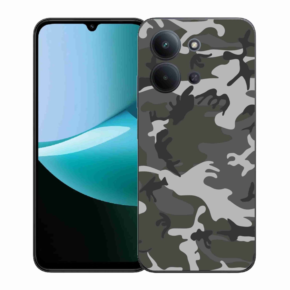 Gelový kryt mmCase na Xiaomi Redmi 15C 4G (171mm)/Poco C85 4G (171mm) - maskáčový vzor