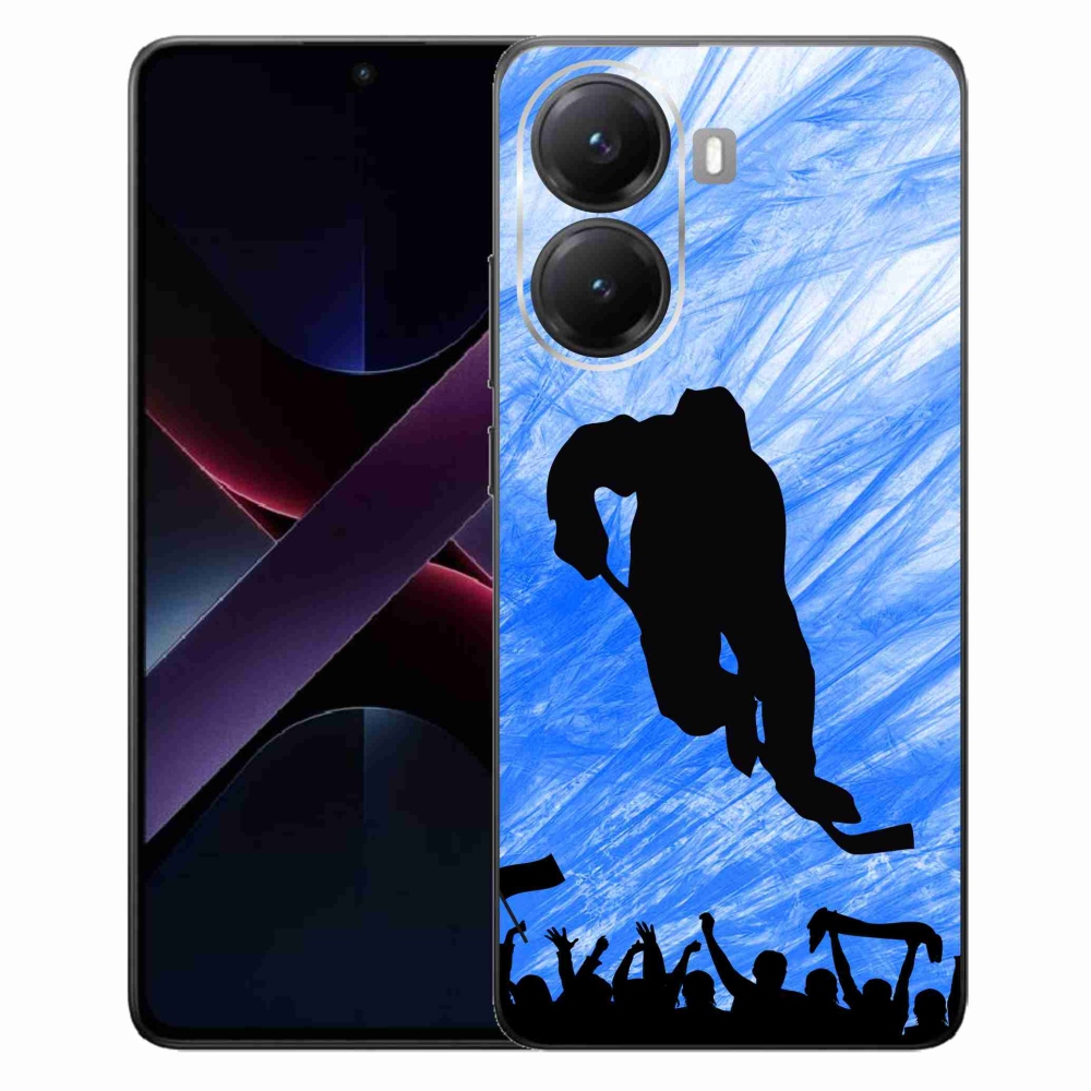 Gelový kryt mmCase na Xiaomi Poco X7 Pro 5G - hokejový hráč
