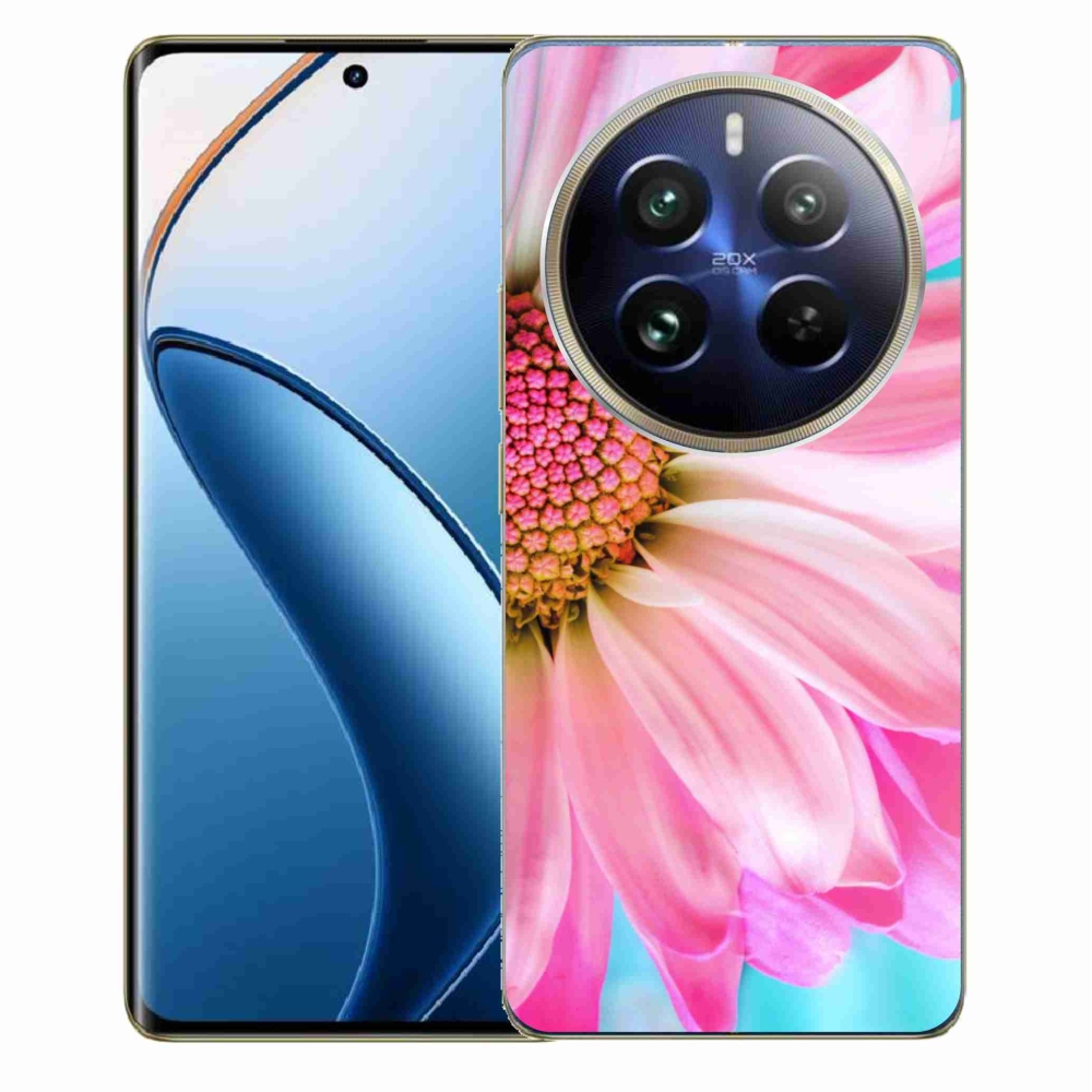 Gelový kryt mmCase na Realme 12 Pro 5G/12 Pro+ 5G - růžová květina