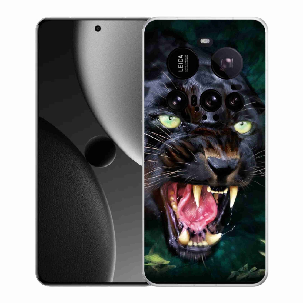 Gelový kryt mmCase na Xiaomi 15 Ultra - rozzuřený černý panter