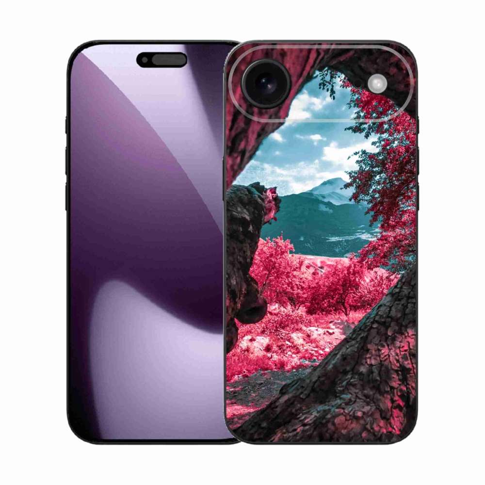 Gelový kryt mmCase na iPhone 17 Air - výhled na hory