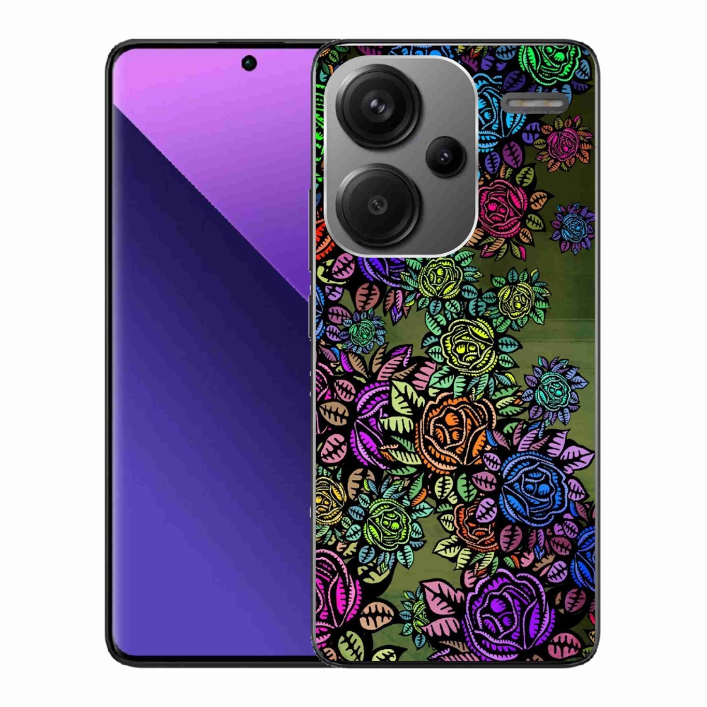 Gelový kryt mmCase na Xiaomi Redmi Note 13 Pro+ 5G - květiny 6