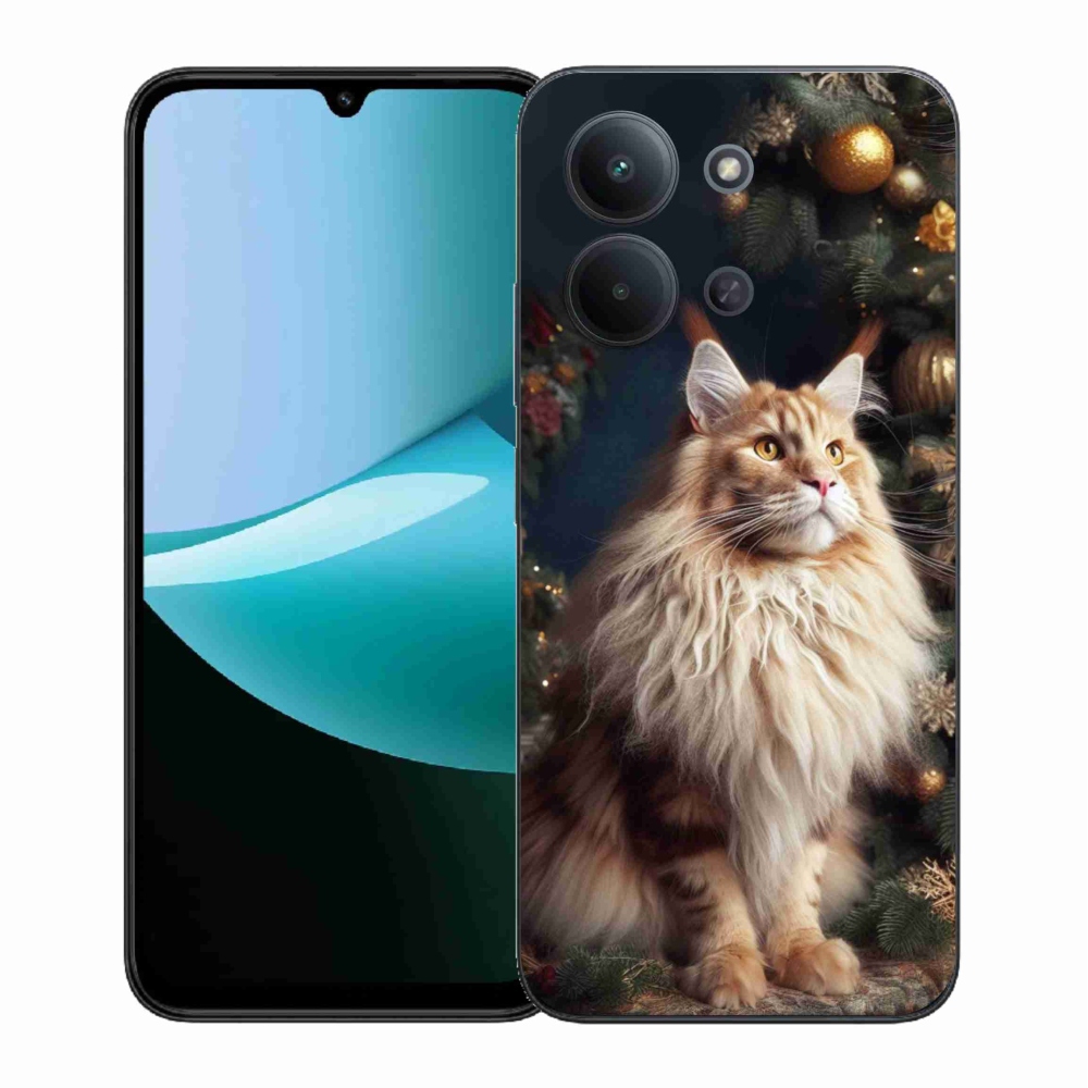 Gelový kryt mmCase na Xiaomi Redmi 15C 4G (171mm)/Poco C85 4G (171mm) - kočka u stromku