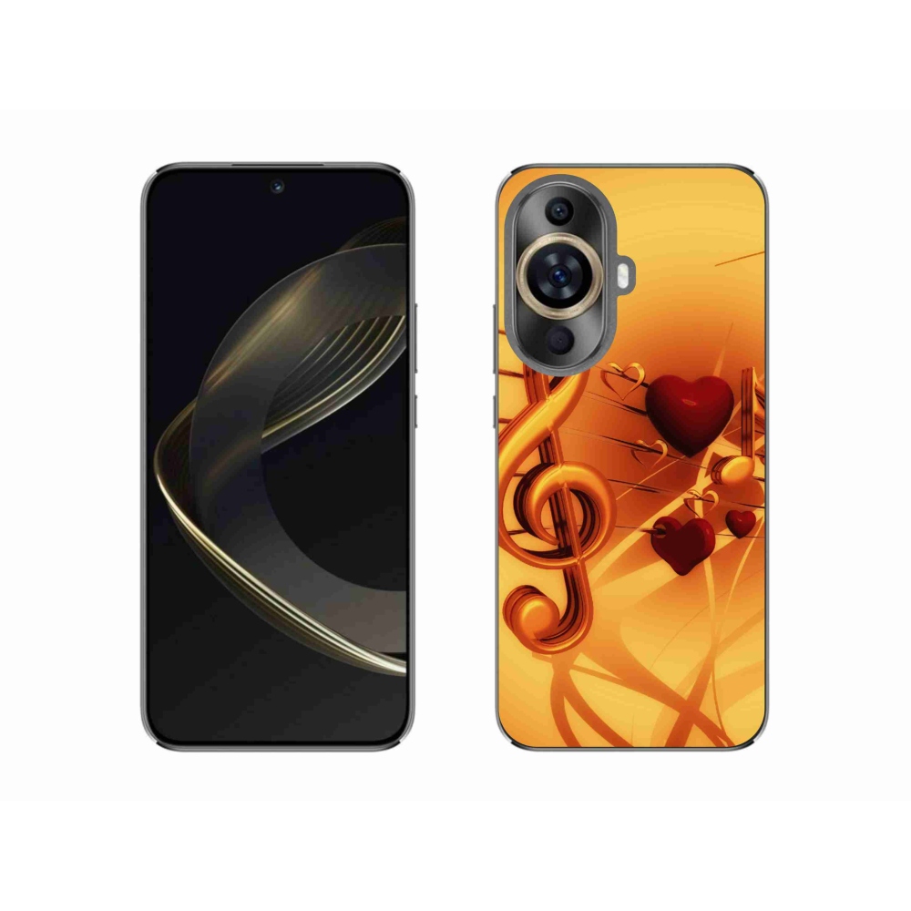 Gelový kryt mmCase na Huawei Nova 11 - noty