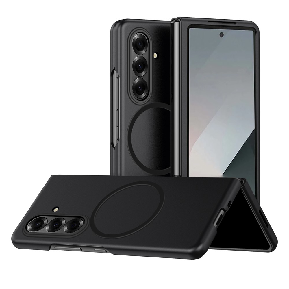 Touch matný plastový obal s MagSafe na Samsung Galaxy Z Fold7 5G - černý