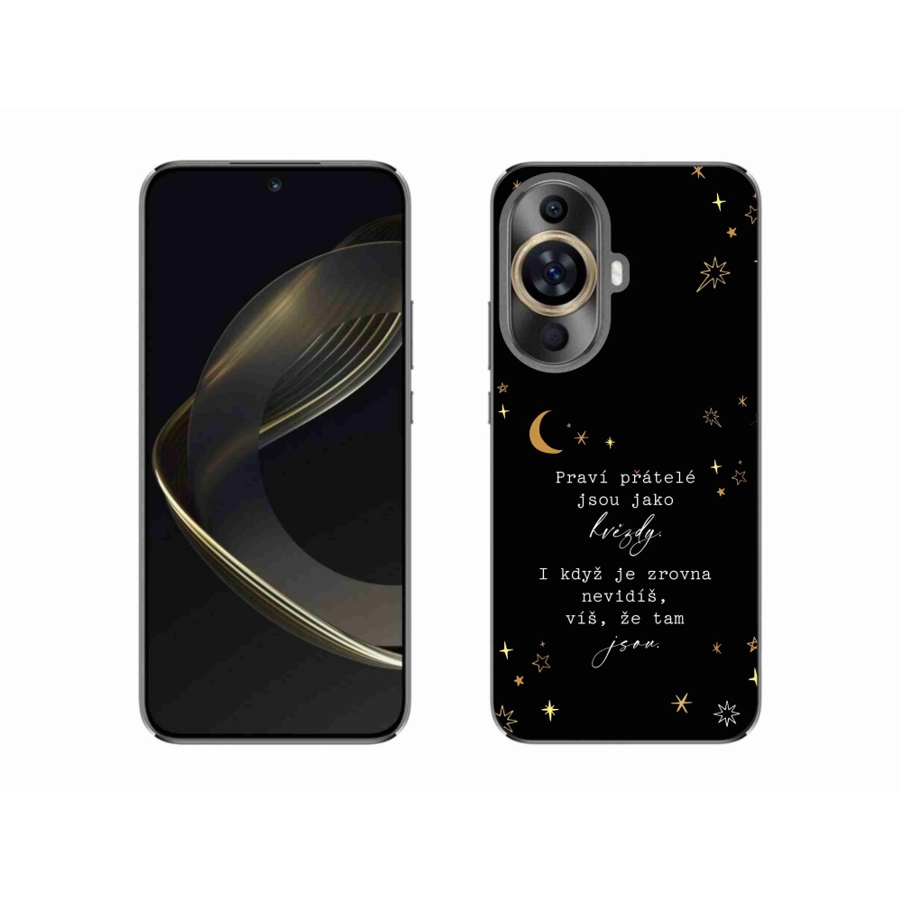 Gelový kryt mmCase na Huawei Nova 11 - citát 6 černé pozadí