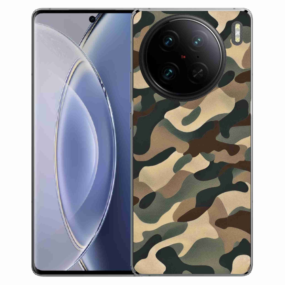 Gelový kryt mmCase na Vivo X90 Pro - maskáčový vzor 11