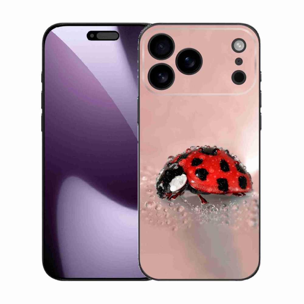 Gelový kryt mmCase na iPhone 17 Pro Max - beruška