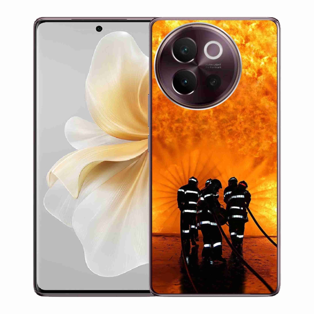 Gelový kryt mmCase na Vivo V40 Lite 5G - požár
