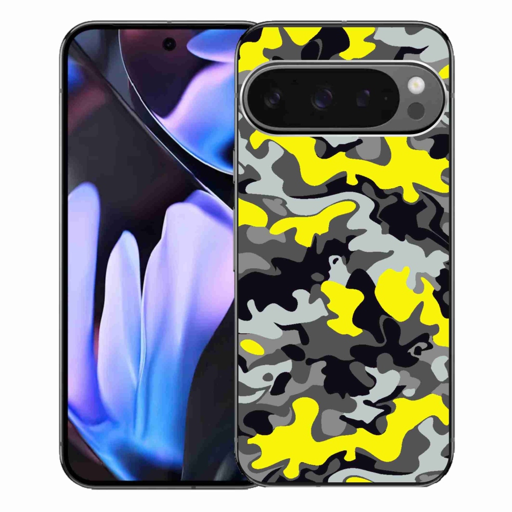 Gelový kryt mmCase na Google Pixel 9 Pro XL - maskáčový vzor 6