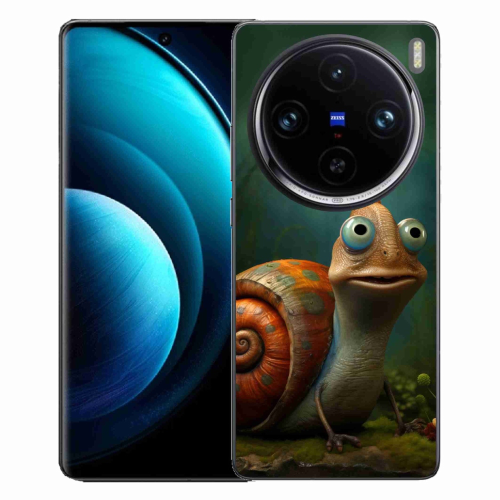 Gelový kryt mmCase na Vivo X100 Pro 5G - šnek