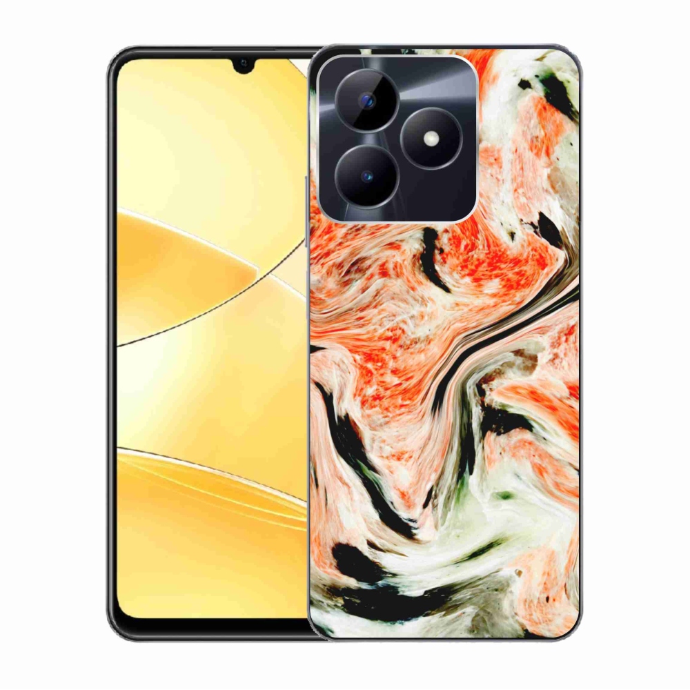 Gelový kryt mmCase na Realme C51/C53 - abstrakt 25