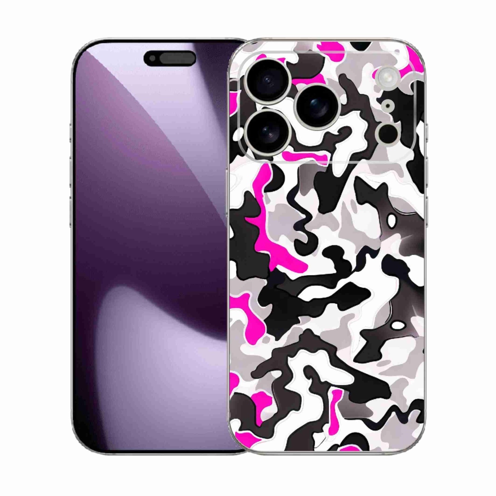 Gelový kryt mmCase na iPhone 17 Pro - maskáčový vzor 5