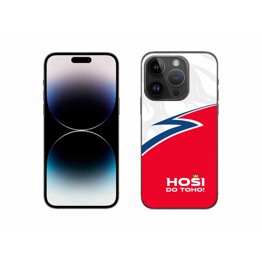 Gelový kryt mmCase na iPhone 14 Pro 6.1 - hoši do toho 1