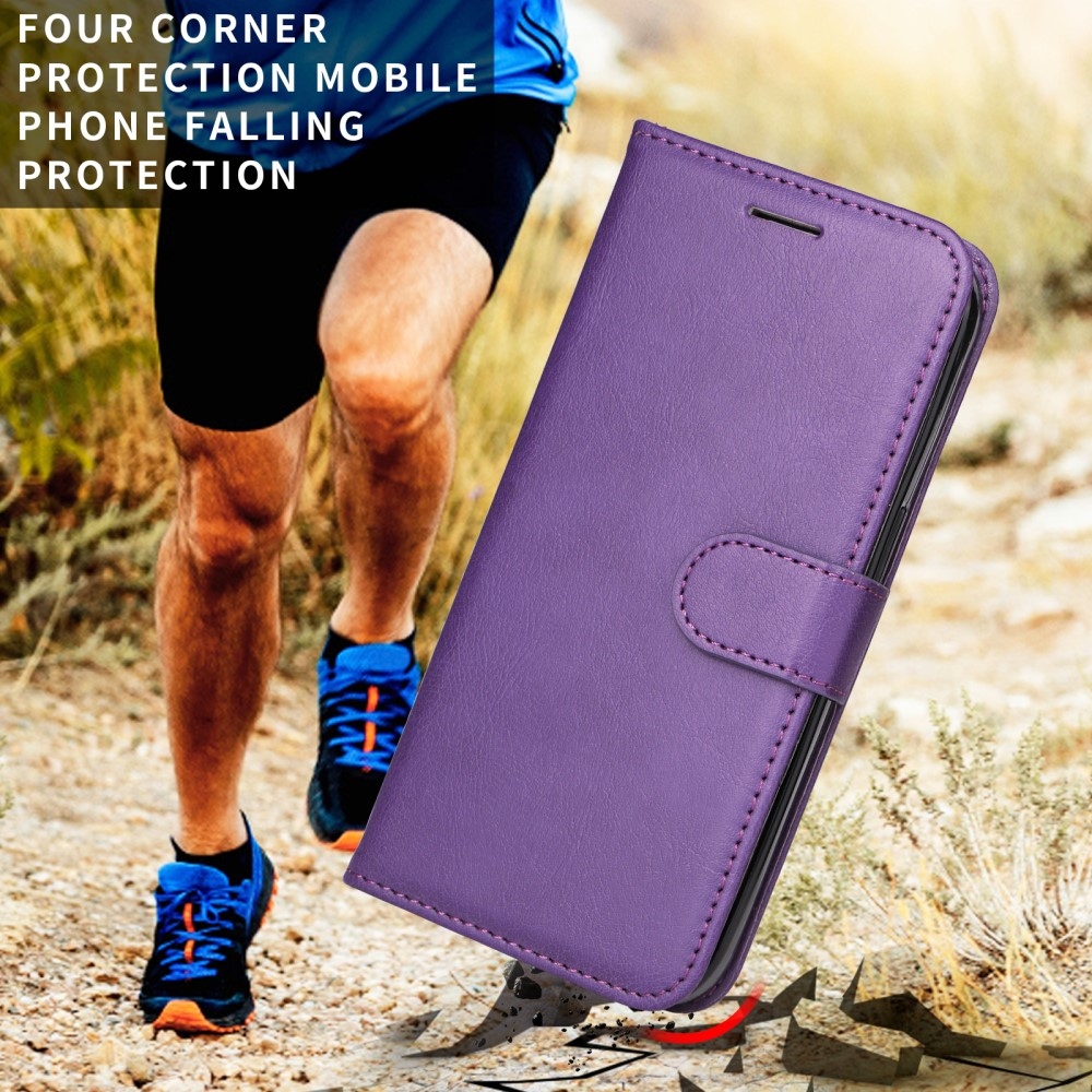 Wallet knížkové pouzdro na Xiaomi Redmi A5 (173.45x79.35x8.45mm) - fialové