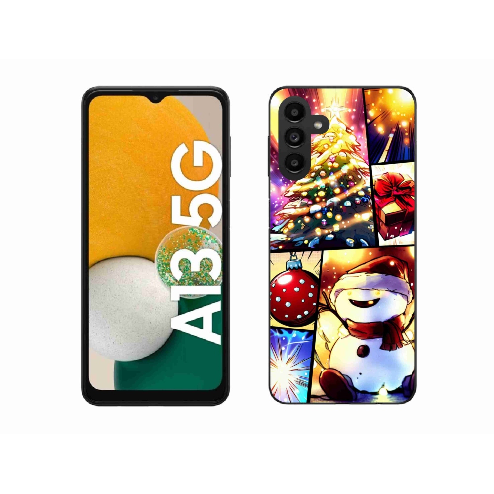 Gelový kryt mmCase na Samsung Galaxy A13 5G - vánoční motivy 1