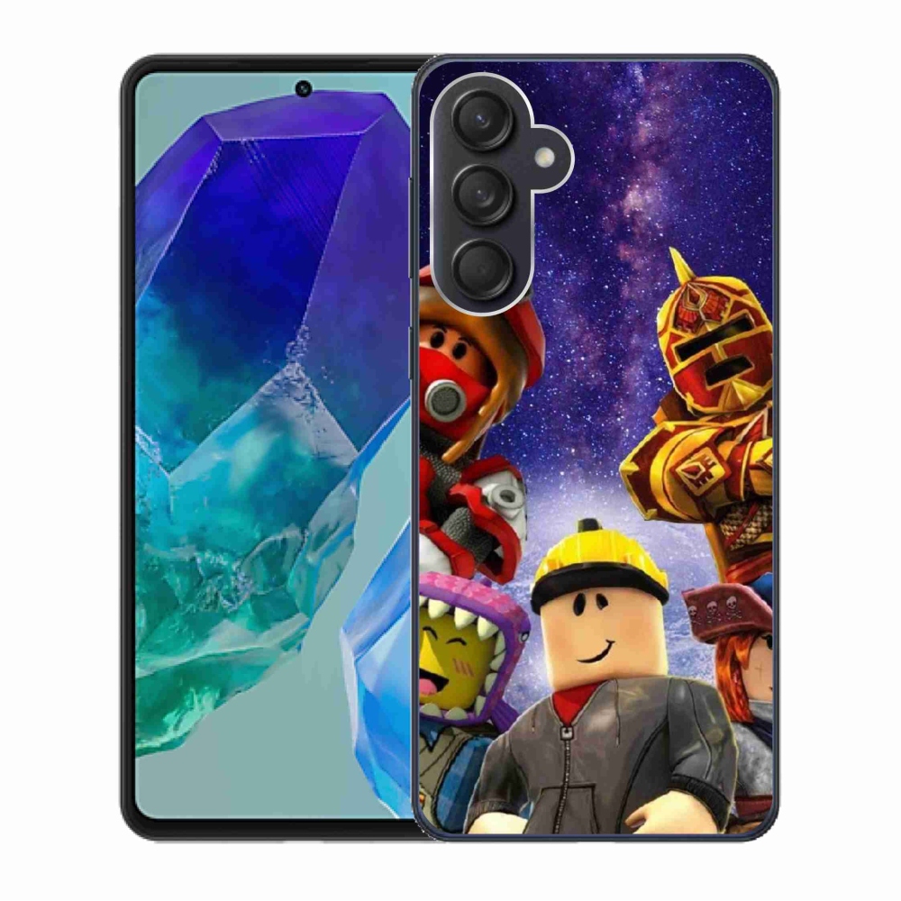 Gelový kryt mmCase na Samsung Galaxy M55 5G - roblox 3