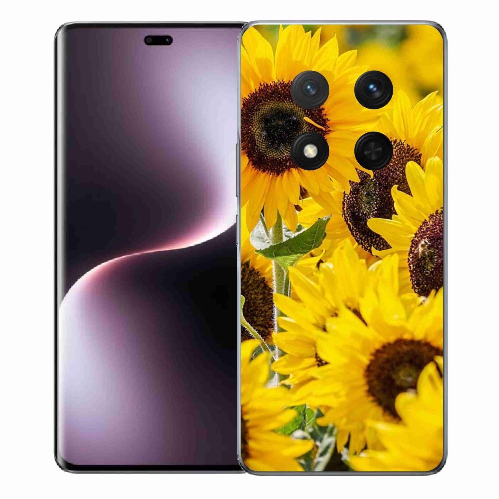 Gelový kryt mmCase na Honor Magic 7 Lite 5G - slunečnice