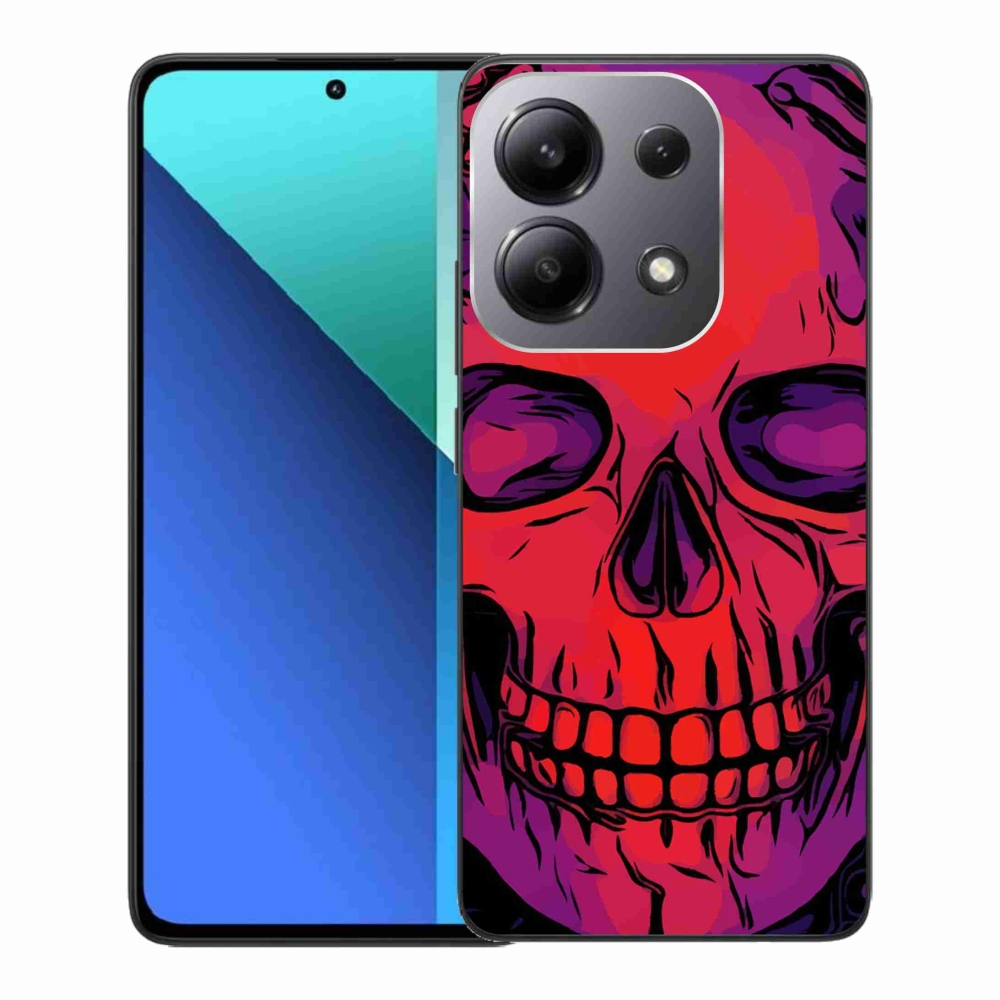 Gelový obal mmCase na Xiaomi Redmi Note 13 - lebka