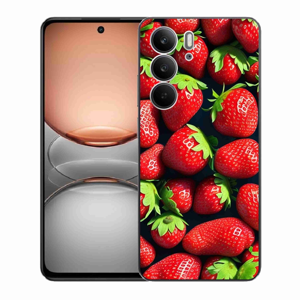 Gelový kryt mmCase na Realme C75 - jahody