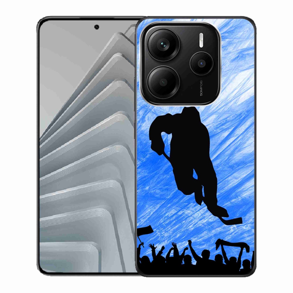 Gelový kryt mmCase na Xiaomi Redmi Note 14 5G - hokejový hráč