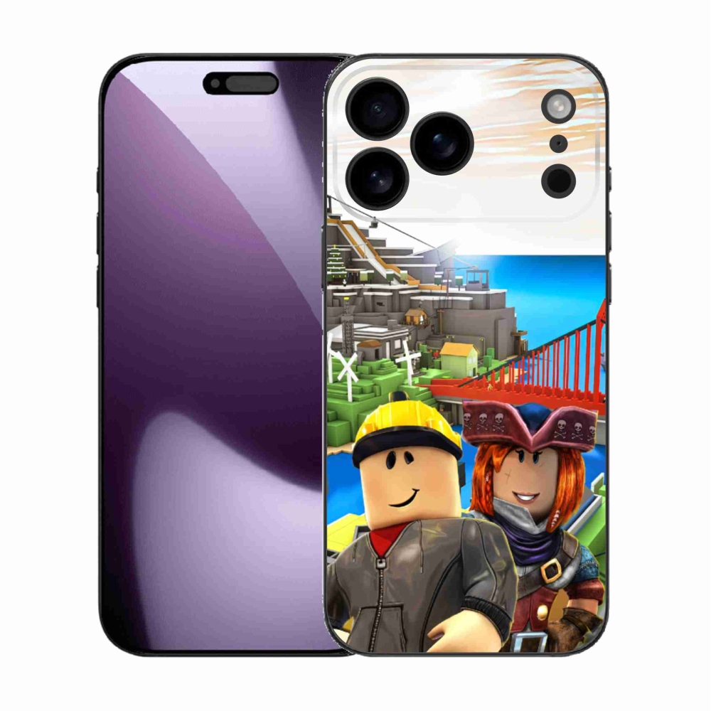 Gelový kryt mmCase na iPhone 17 Pro Max - roblox 1