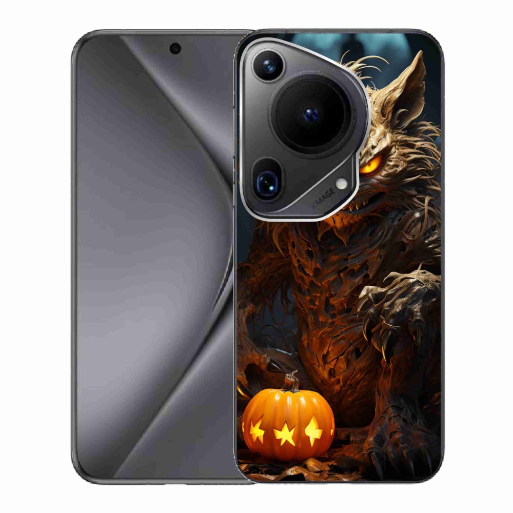 Gelový kryt mmCase na Huawei Pura 70 Ultra - halloweenská příšera