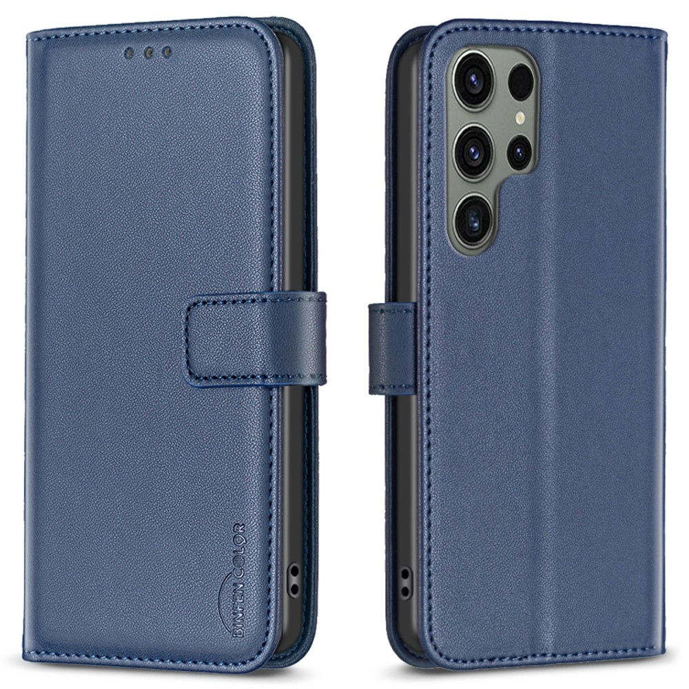 BNF knížkové pouzdro na Samsung Galaxy S25 Ultra - modré