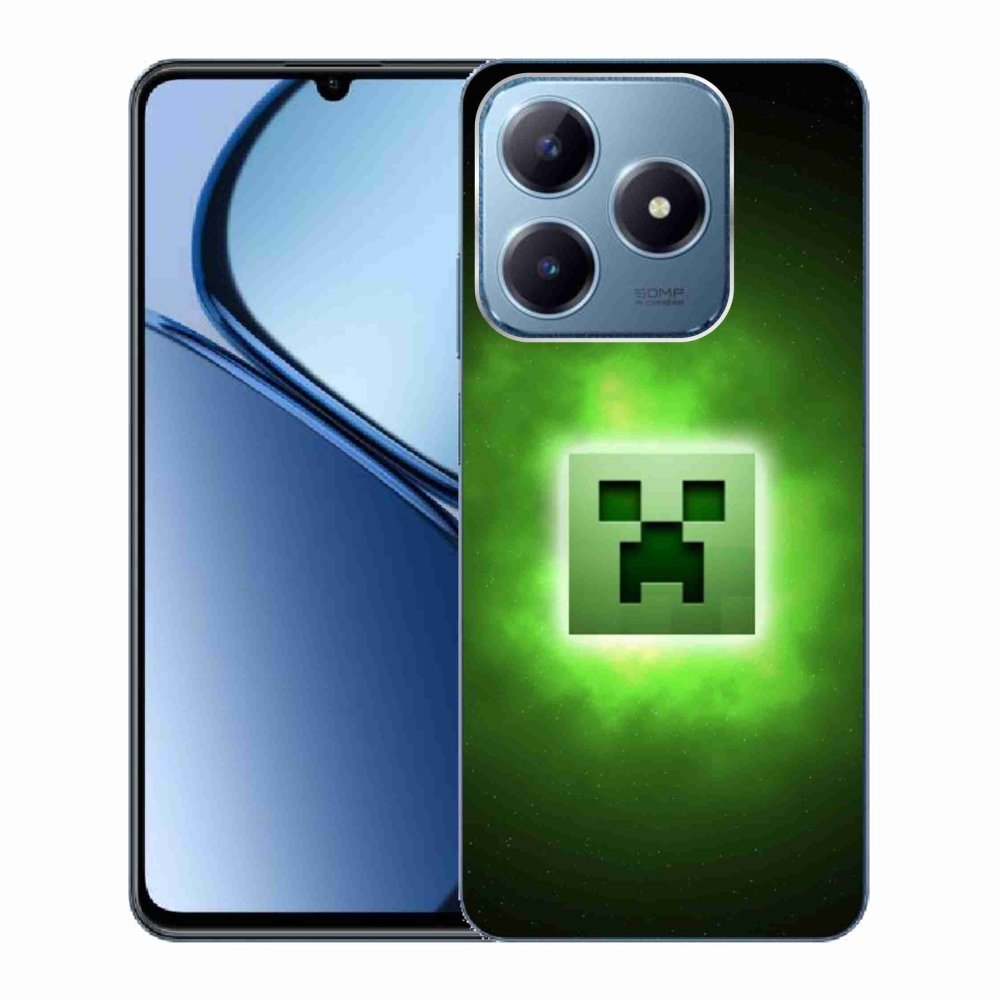 Gelový kryt mmCase na Realme C63 - minecraft