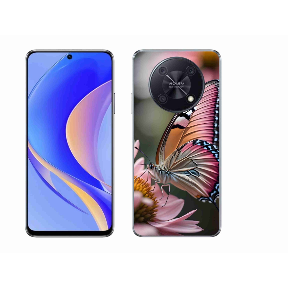 Gelový kryt mmCase na Huawei Nova Y90 - barevný motýl