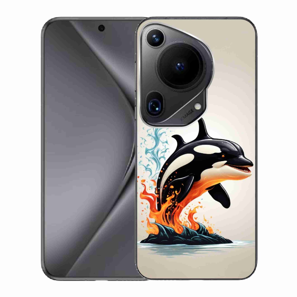Gelový kryt mmCase na Huawei Pura 70 Ultra - kosatka