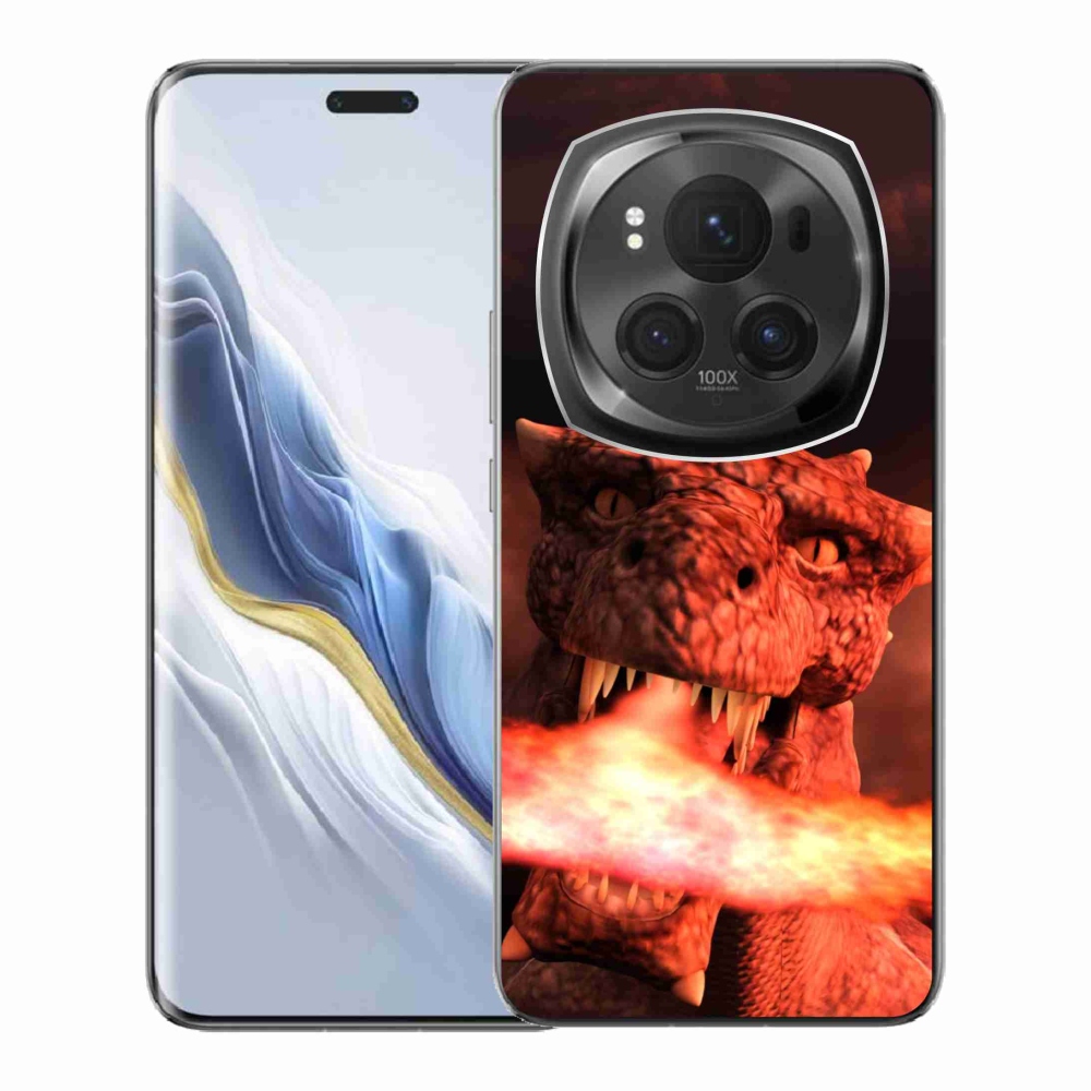 Gelový kryt mmCase na Honor Magic 6 Pro 5G - drak