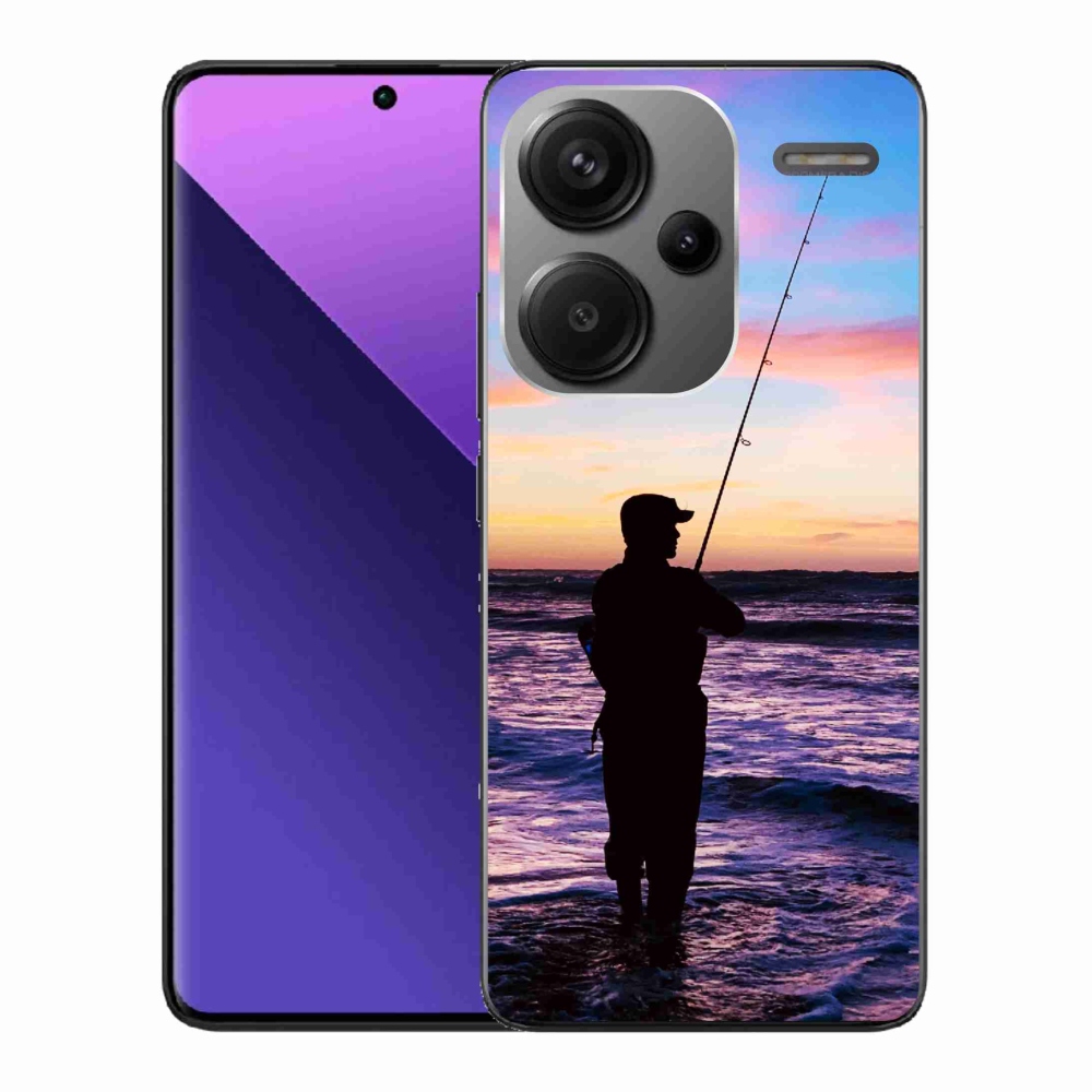 Gelový kryt mmCase na Xiaomi Redmi Note 13 Pro+ 5G - rybaření 1